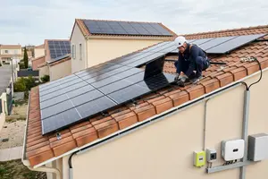 Installation de panneaux solaires