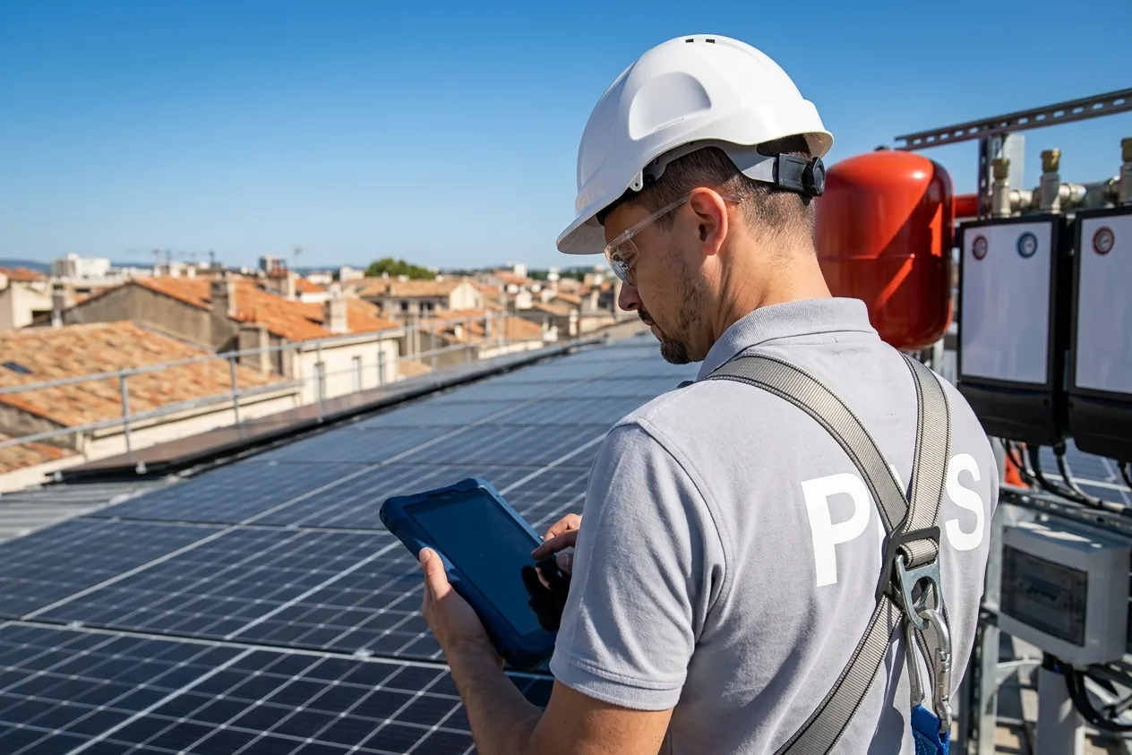 Installation photovoltaïque dans l'Hérault