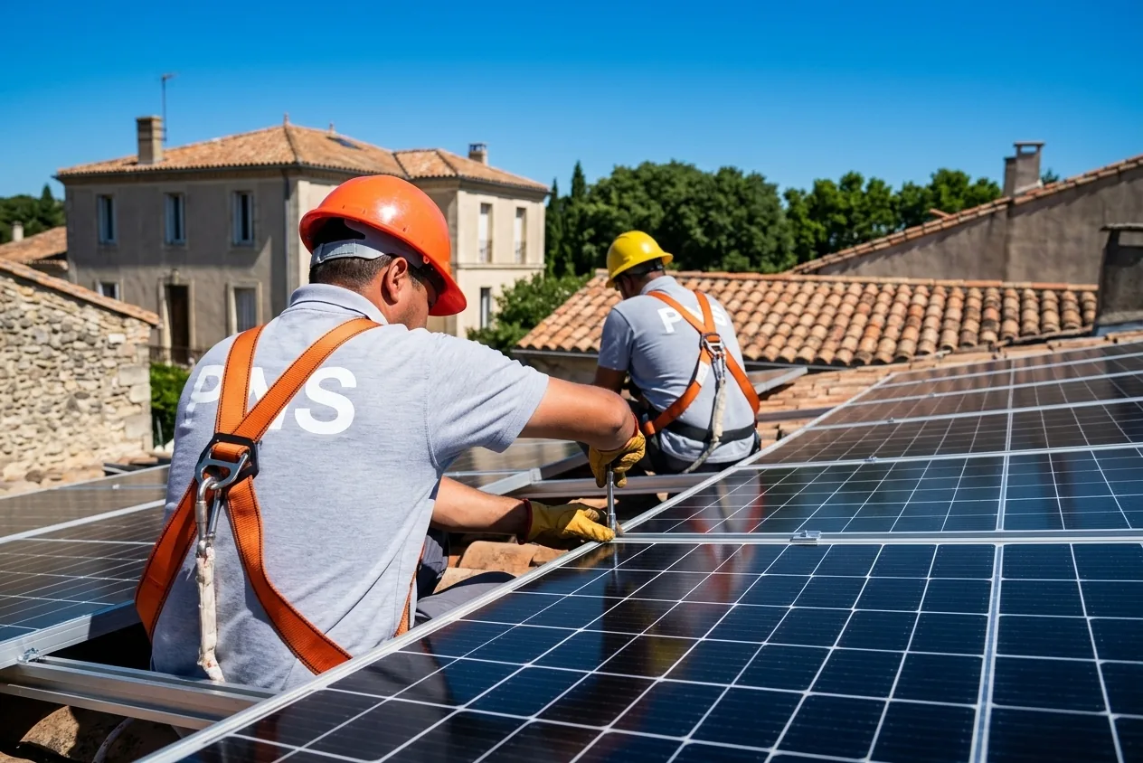 Panneaux solaires à Sète